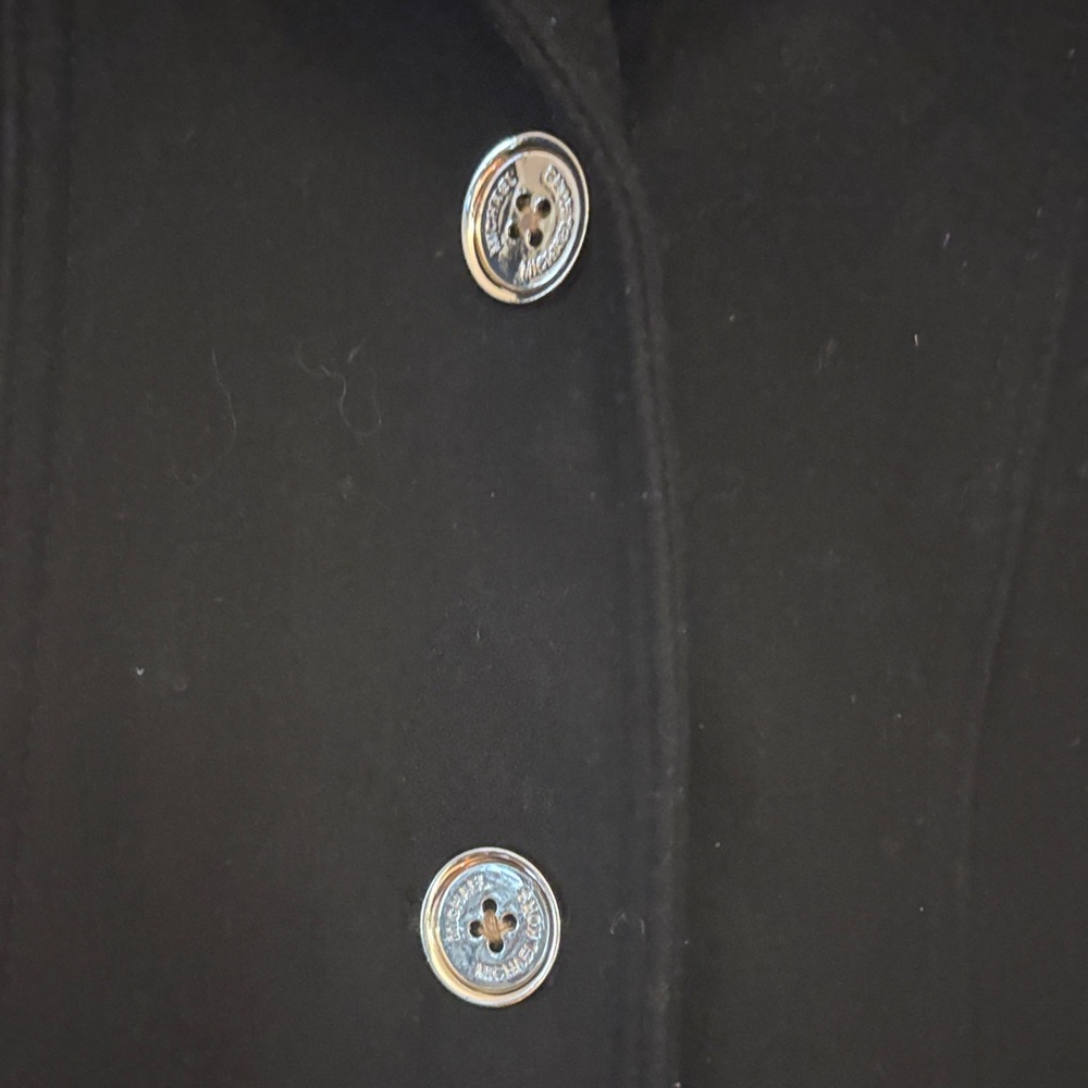 Michael Kors Black Trench Coat - Picture 4 of 14